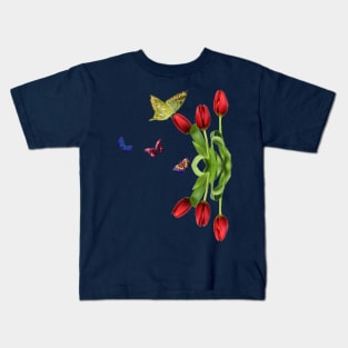 inverted tulip symmetry Kids T-Shirt